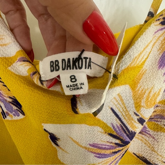 NWOT BB Dakota Island Time Printed Bubble Crepe Dress - Picture 8 of 8